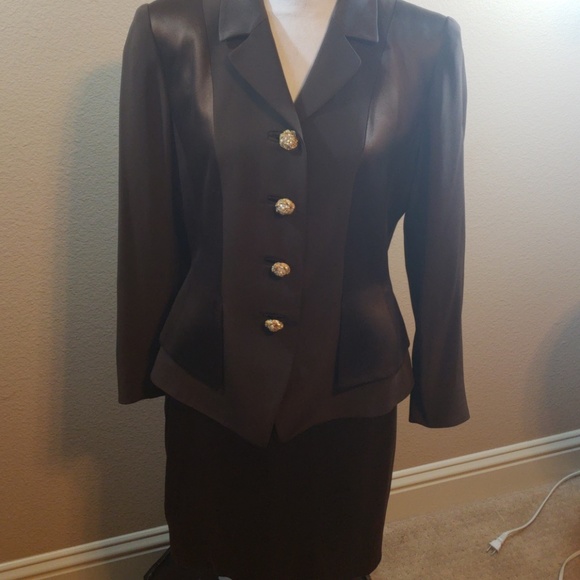 Rickie Freeman/TJ Nite Silk Suit - Picture 1 of 5